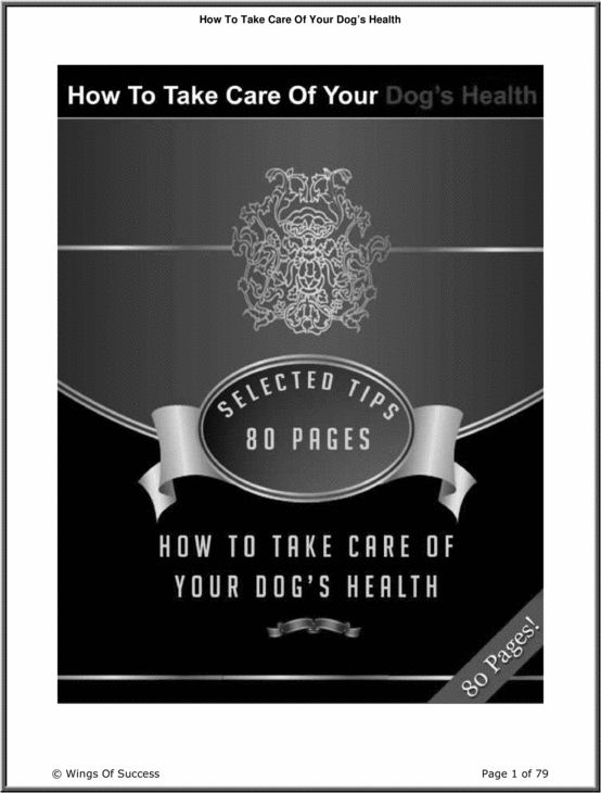 Product picture Dog Health Care Tips